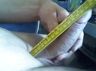 Measuring penis video Measuring penis video