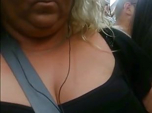 Candid mature cleavage - Adult videos