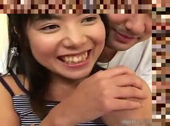 Tiny asian schoolgirl sucking cock part5