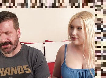 Casting Desperate Amateurs Iona Heather Emma getting their pussies stretched out